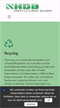 Mobile Screenshot of hdb-recycling.de